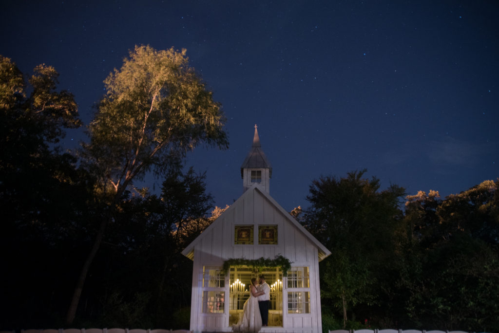 7F Lodge Starry night portraits - 5 Unique Wedding Venues in College Station