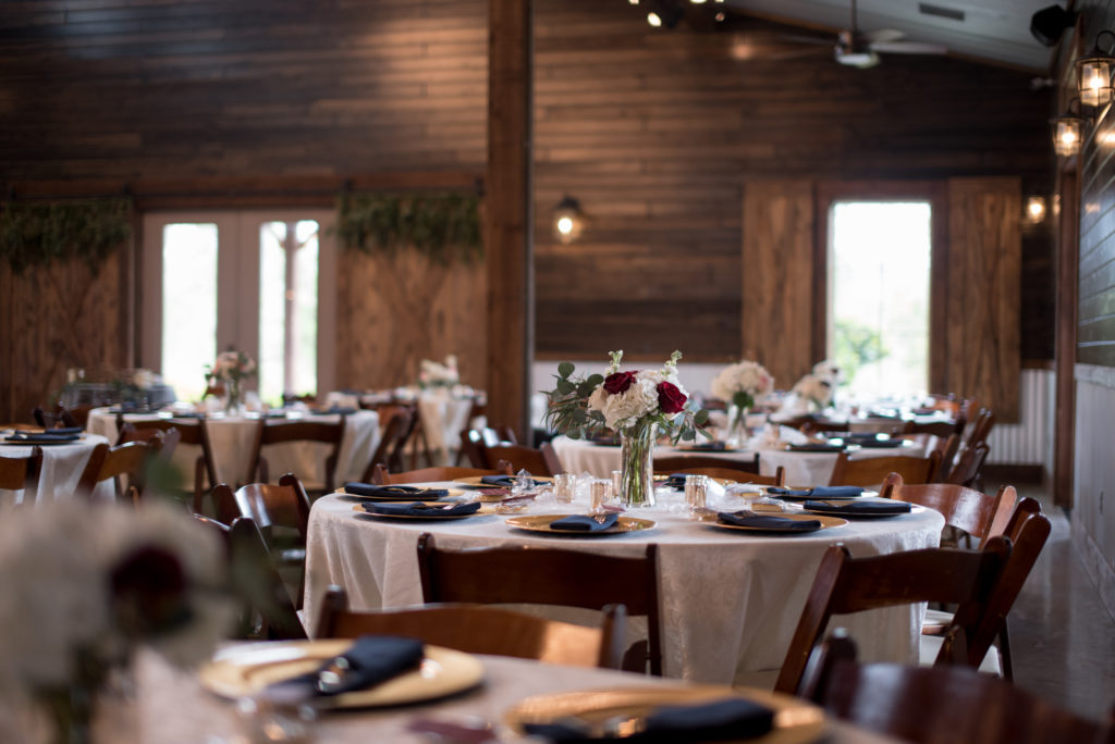 Peach Creek Ranch Reception Tables - 5 Unique Wedding Venues in College Station