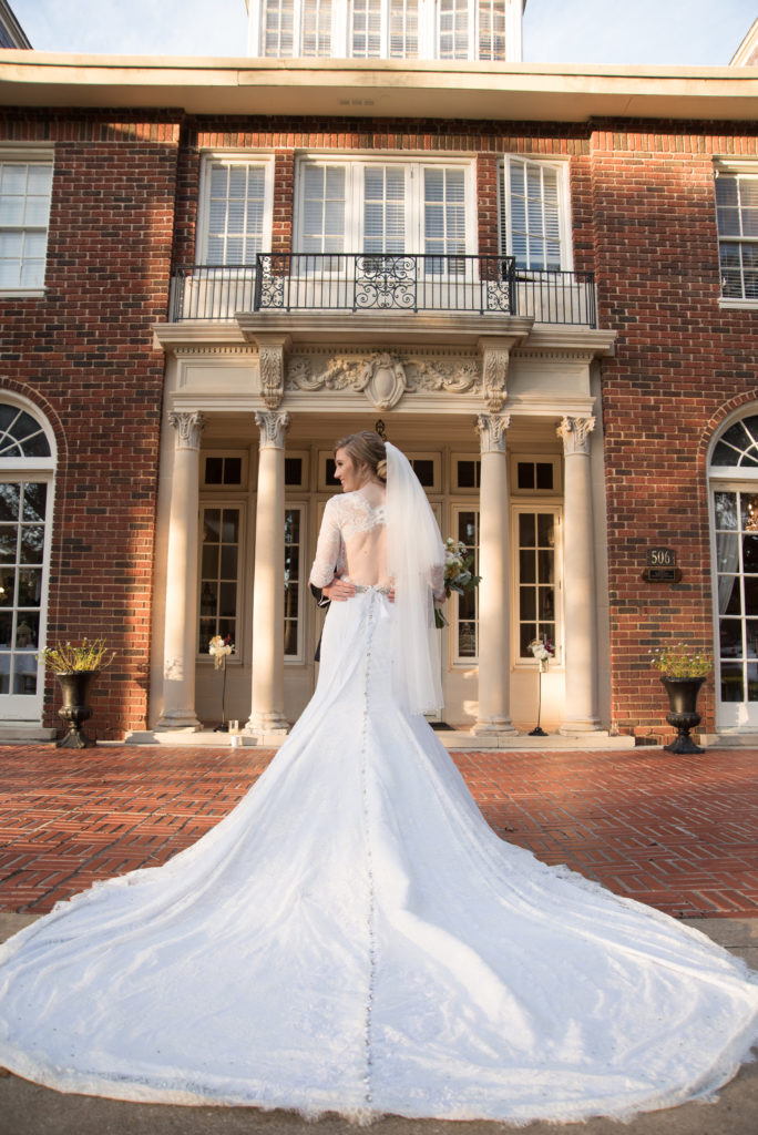 Astin Mansion bridal portrait - 5 Unique Wedding Venues in College Station