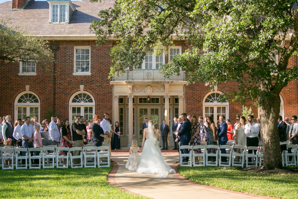Astin Mansion Outdoor Ceremony - 5 Unique Wedding Venues in College Station