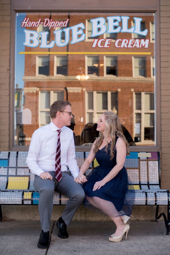 Downtown Bryan - 15 best engagement photo locations in College Station, Texas